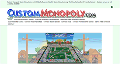 Desktop Screenshot of custommonopoly.com
