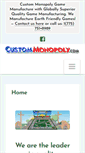 Mobile Screenshot of custommonopoly.com